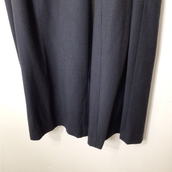 Loft pants women 14 Marissa blue stripe wide leg - Picture 3 of 9